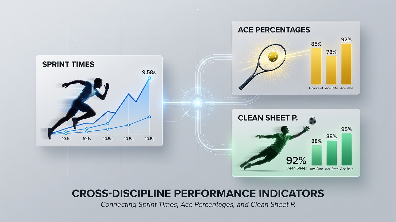 Comparative chart linking athletic metrics to football defensive probabilities