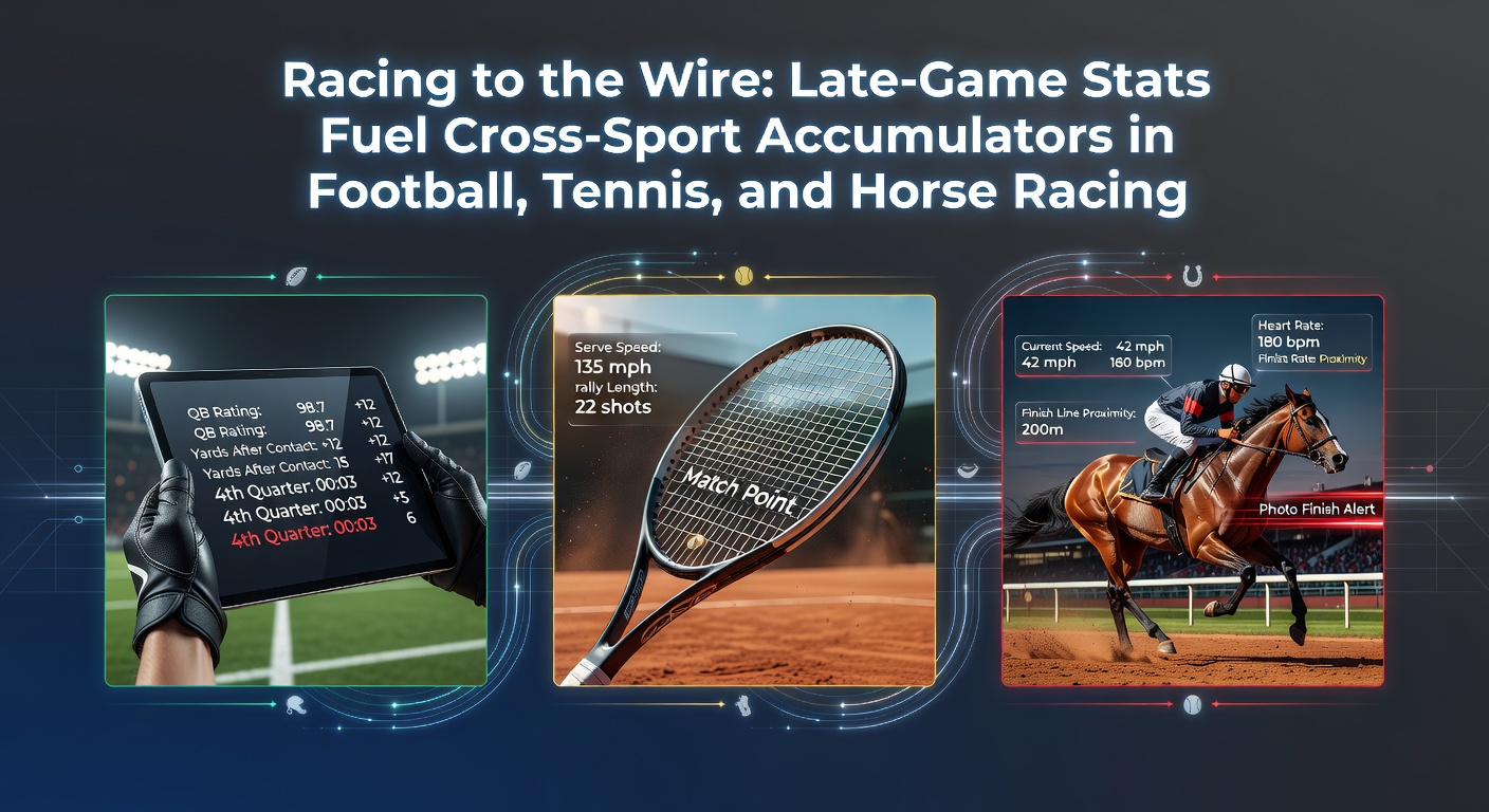 Intense late-game moment in football with players pushing forward in injury time, crowd on edge