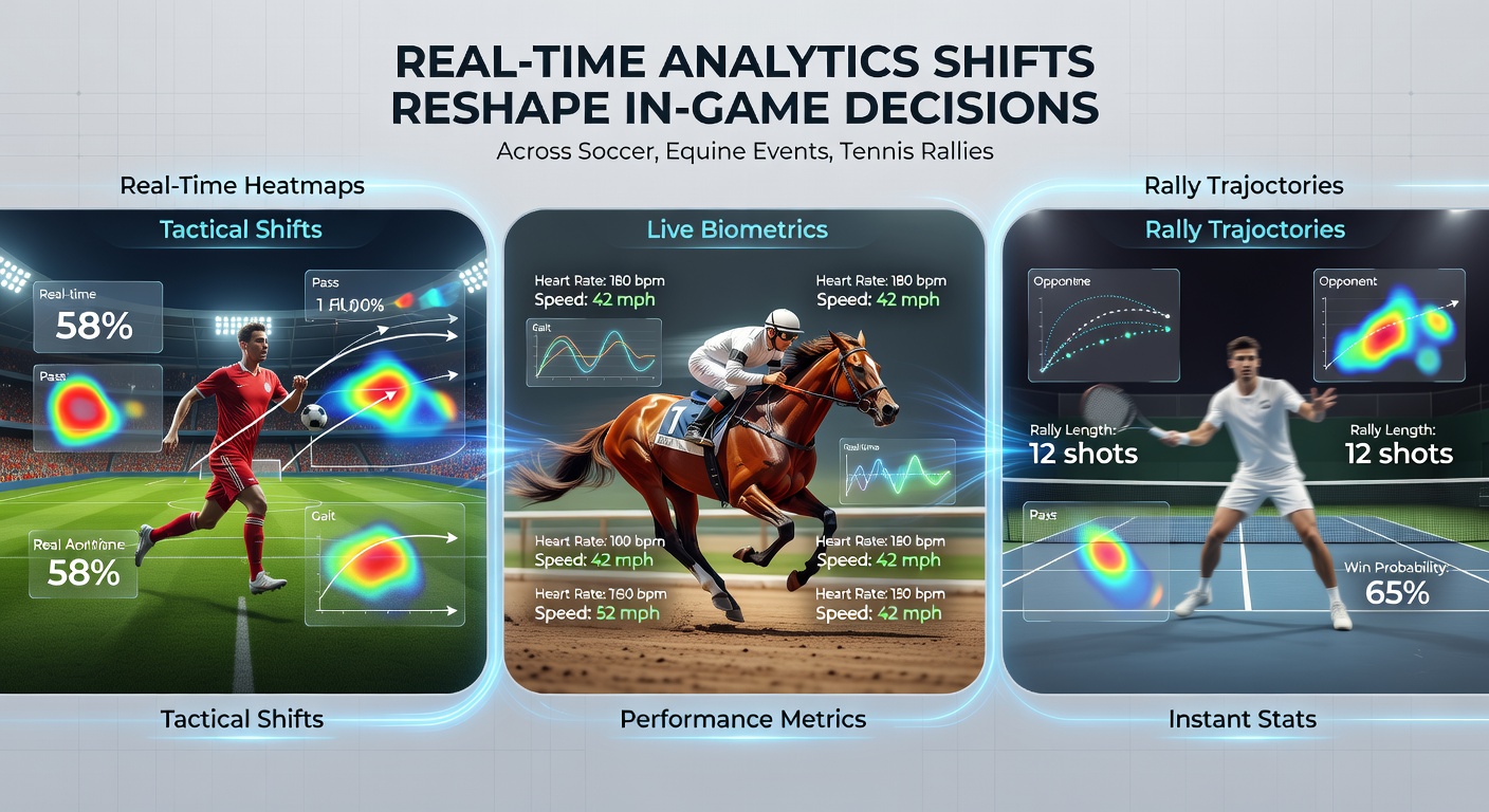 Analyst reviewing live performance data on a tablet during a multi-sport tournament
