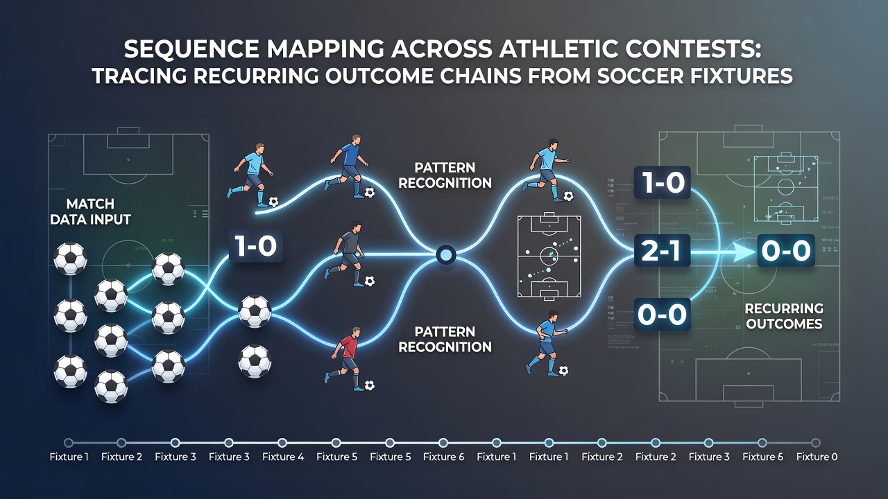 Cross-sport sequence mapping diagram illustrating layered selection construction across multiple athletic disciplines